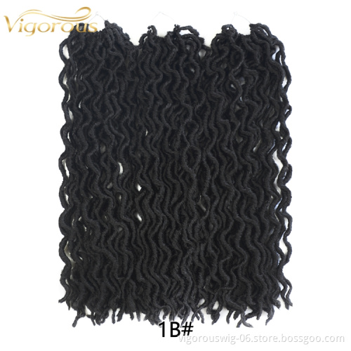 Private label wholesale for afircan hair attachments gypsy locs pre stretch hair extensions wigs synthetic braiding hair